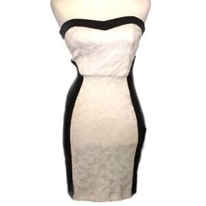 Jr 5 teeze me black and white dress
